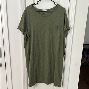 XL GAP Green T-Shirt Dress